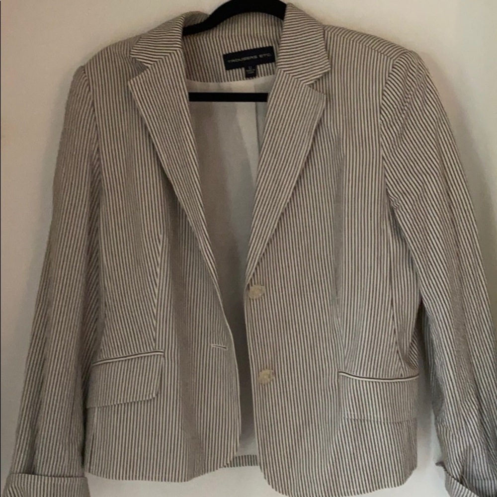 Canvas suit jacket